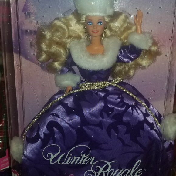 1993 Winter Royal Barbie NIB - Picture 2 of 9